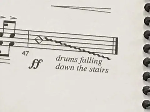 Drums Falling Down the Stairs