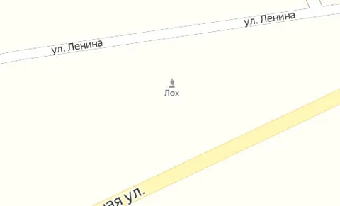 Лох на карте