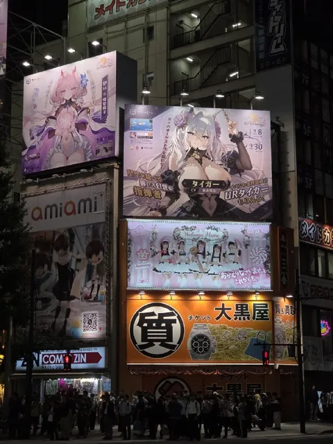 秋葉原のオタク広告街
