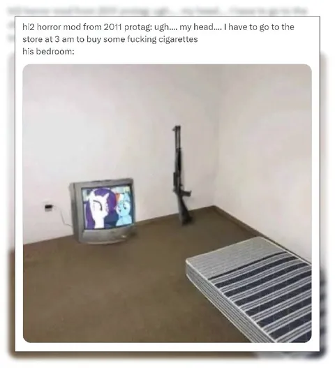 Horror Mod Protagonist Bedroom