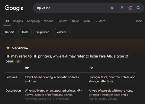 Google объясняет HP и IPA