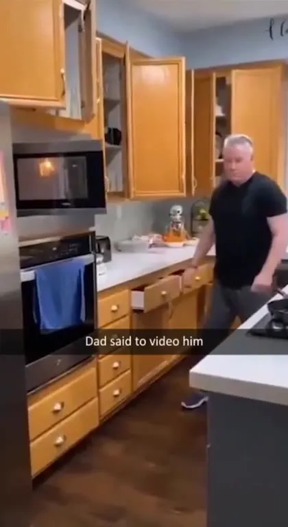 Dad Asked to Be Filmed
