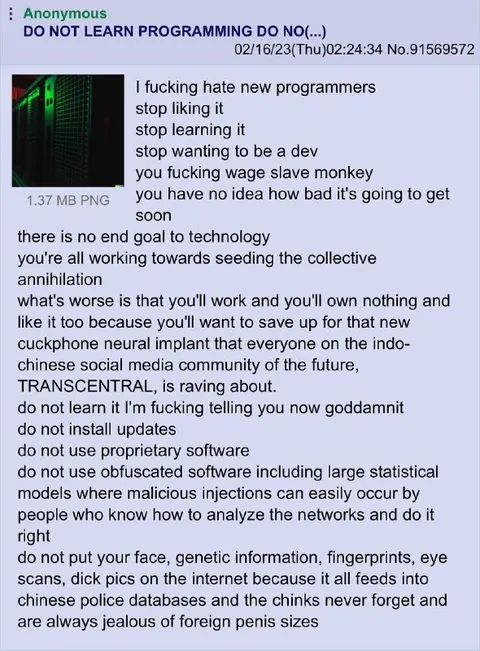 Do Not Learn Programming