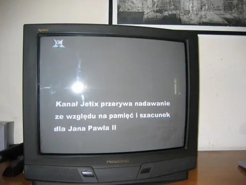 Jetix przerywa nadawanie dla papieża
