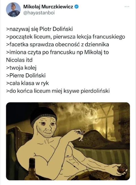 Francuska wymowa Piotra Dolińskiego