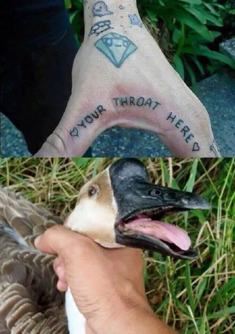 Put Your Throat Here Goose