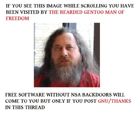 The Bearded Gentoo Man of Freedom