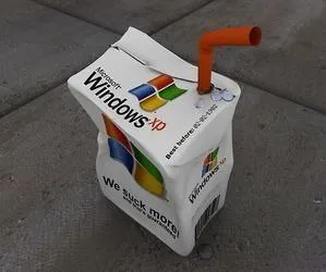Windows XP Box Toilet