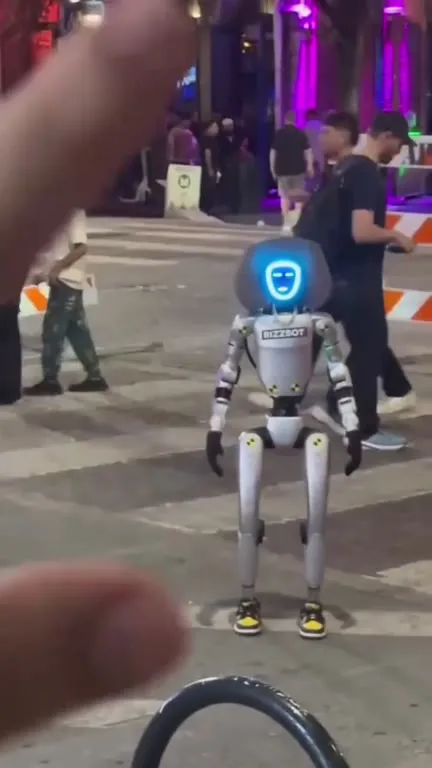 Rizzbot Dances in the Street