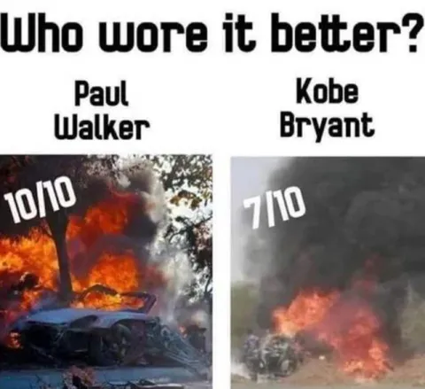 Paul Walker vs Kobe Bryant