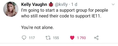 Support Group for IE11 Users