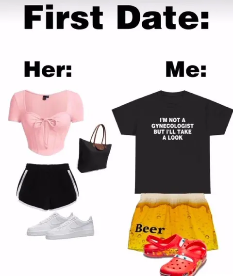 First Date Outfit Comparison