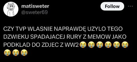 Spadająca rura w zdjęciach WW2