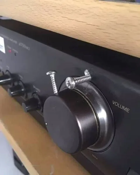 Screws Stuck in the Volume Knob