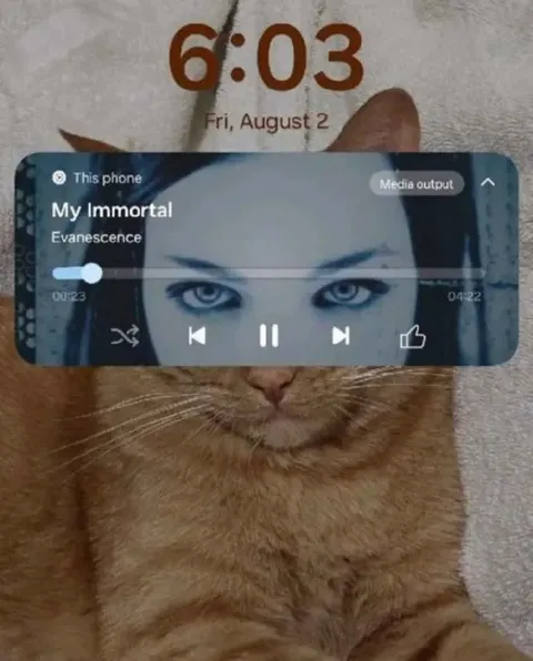 Cat Listening to My Immortal