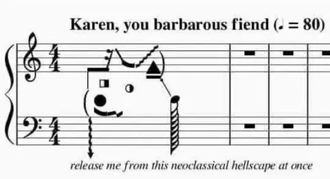 Karen Barbarous Fiend Music Meme