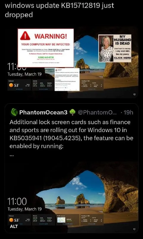 Windows Update Just Dropped