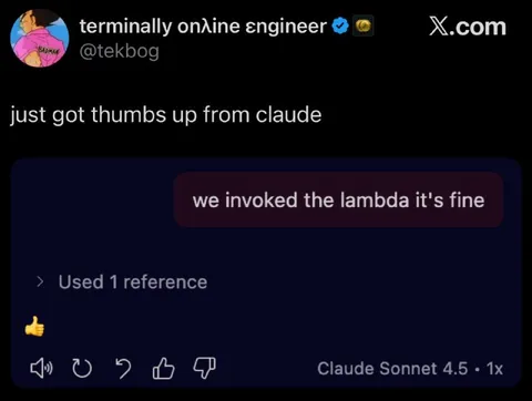Claude Gives a Thumbs Up