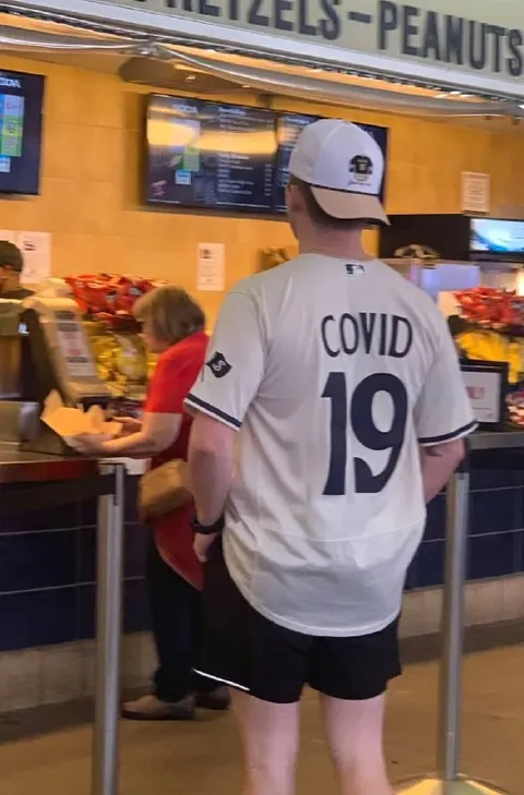 COVID 19 Baseball Jersey