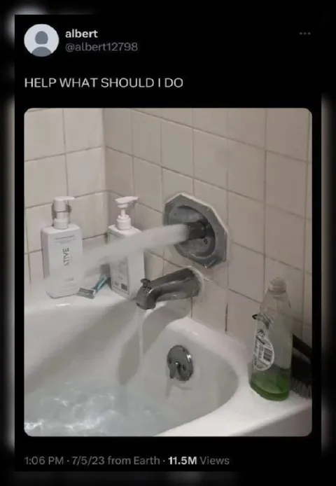 Bathtub Faucet Emergency