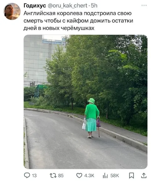 Английская королева в Черёмушках