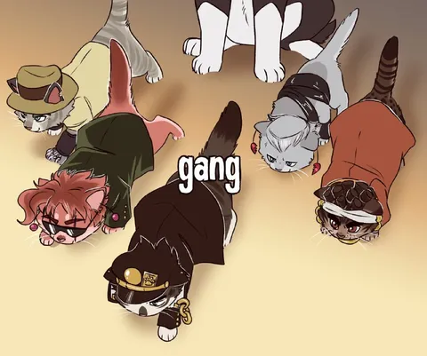 Cat Gang Formation