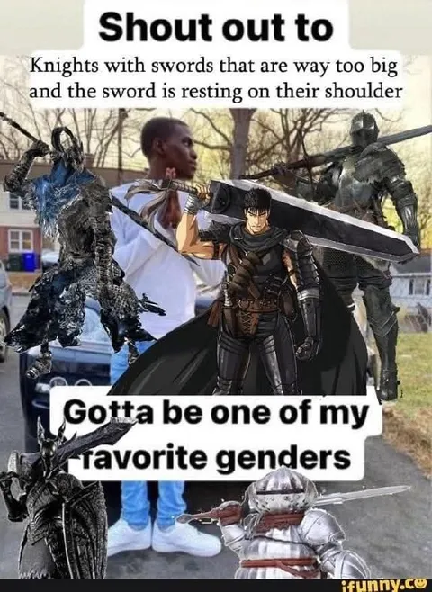 Knights With Ridiculously Huge Swords