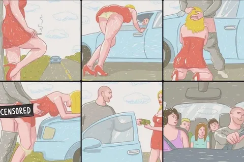 Censored Hitchhiking Ride