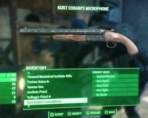 Kurt Cobain's Microphone Weapon