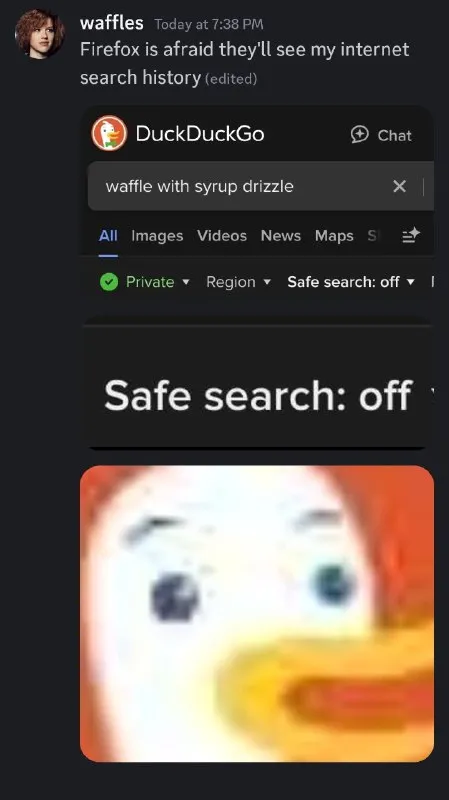 Firefox Search History Panic