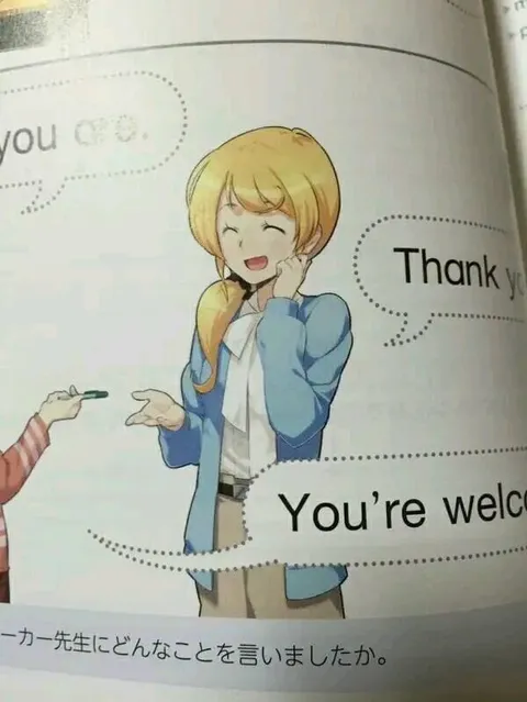 Polite Anime Girl Workbook