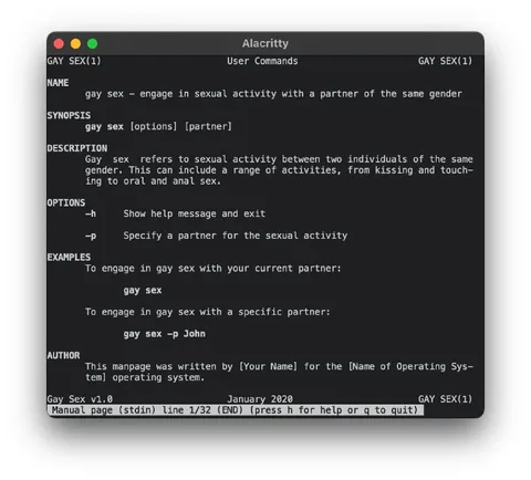 Gay Sex Man Page