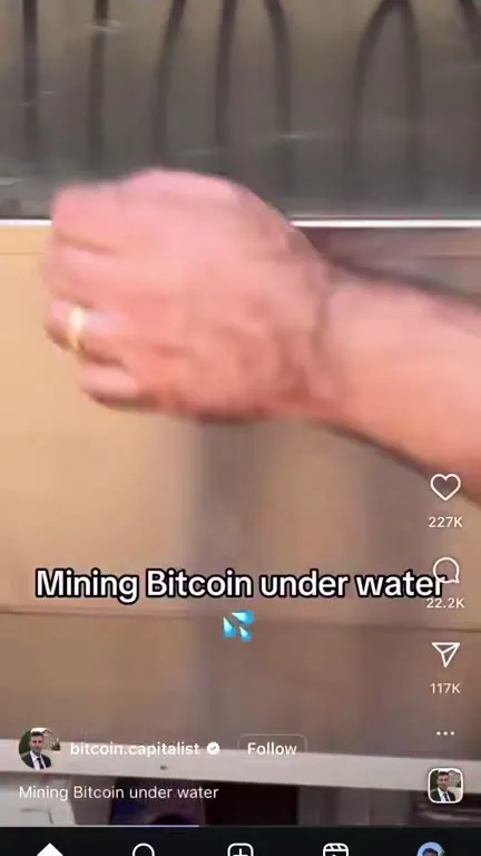 Mining Bitcoin Under Water Comments