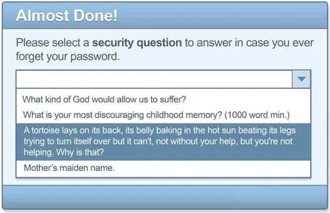 Security Question Torture