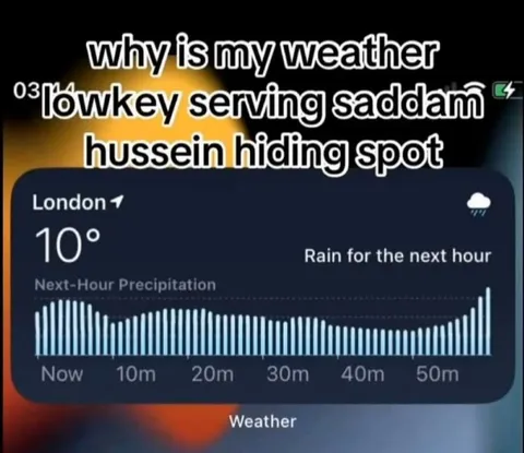 Weather Serving Saddam Hussein