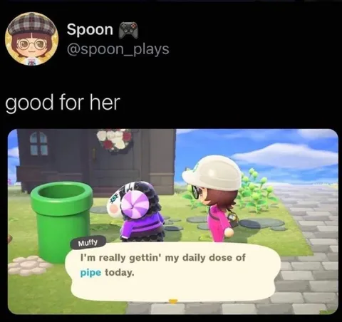 Good for Her Daily Pipe