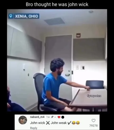 Bro Thought He Was John Wick