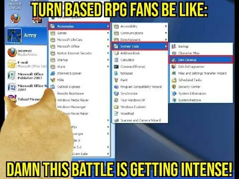 Turn Based RPG Fans Be Like