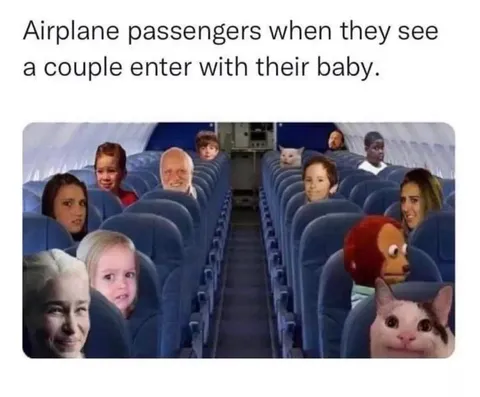 Passengers See a Baby on the Plane
