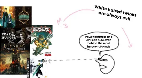 White-Haired Twinks Are Evil
