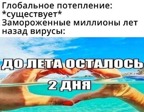 Замороженные вирусы ждут лета