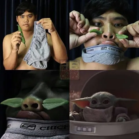 Baby Yoda Underwear Transformation