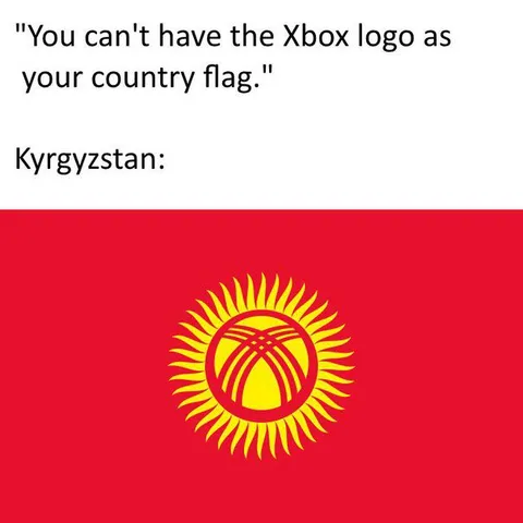 Kyrgyzstan Xbox Flag