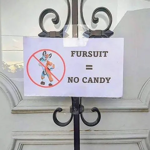 Fursuit Means No Candy