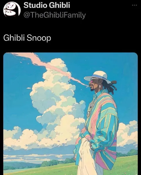 Ghibli Snoop in the Countryside