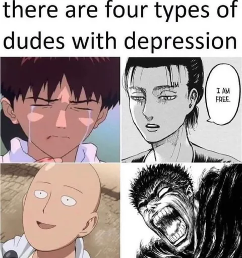 Four Types of Depressed Dudes