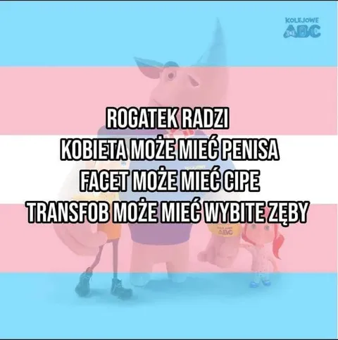 Rogatek radzi o transfobii