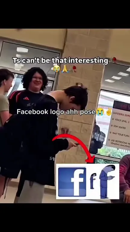 Facebook Logo Pose