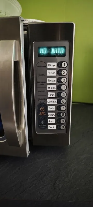 Quand le micro-ondes perd les données
