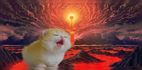 Кот кричит в аду